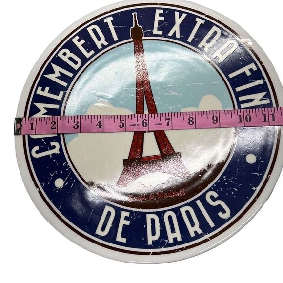Davis & Waddell Camembert Extra Fine De Paris Round Cheese Platter - Picture 1 of 7